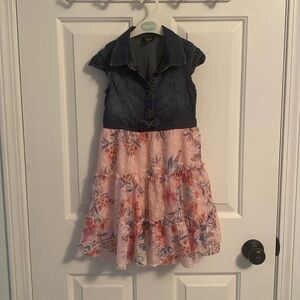 EUC Zunie denim dress size 6